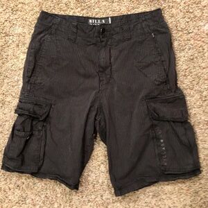 BILLABONG STRIPPED MENS CARGO SHORTS